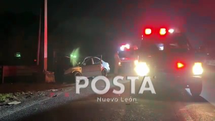 Muere conductor tras choque en la Carretera a Laredo