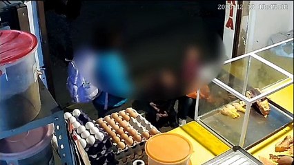 Cae presunto ladrón de pollería en Naucalpan (VIDEO)