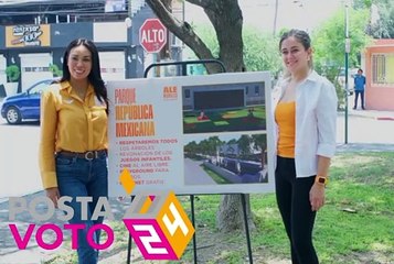 Renovará Ale Morales los parques República Mexicana y Las Torres