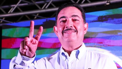 Candidato Cosme Leal promete seguridad y becas en Cadereyta