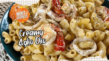 Creamy Aglio Olio, Guna Makaroni Pun Menjadi