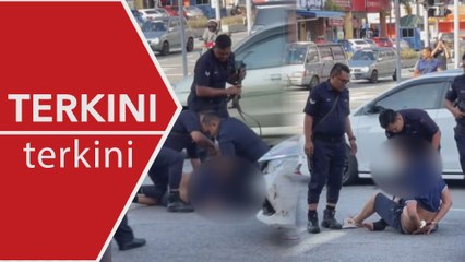 [TERKINI] Pemandu Honda yang dikejar polis, direman 7 hari