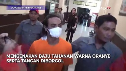Ekspresi Vadel Badjideh Saat Pakai Baju Tahanan usai Jadi Tersangka