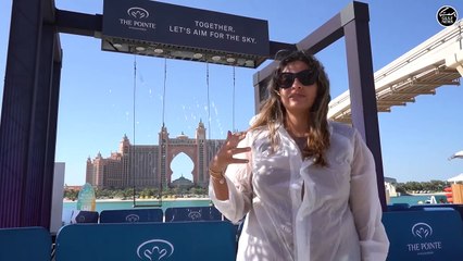 Dubai's first Waterfall Swing on Palm Jumeirah