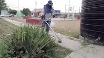 Mantenimiento en plazas y parques de Escobedo para seguridad ciudadana