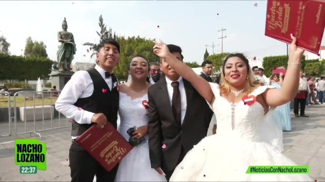 Cientos de parejas se casaron en las bodas colectivas de Neza | Nacho Lozano