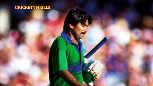 javed Miandad 52 runs off 67 balls including 5 fours vs India at Sharjah on April 1987 6th Match of Sharjah Cup