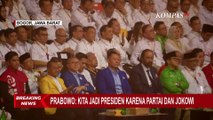Beri Pujian dan Terima Kasih di Pidato HUT Gerindra, Presiden Prabowo: Hidup Jokowi!