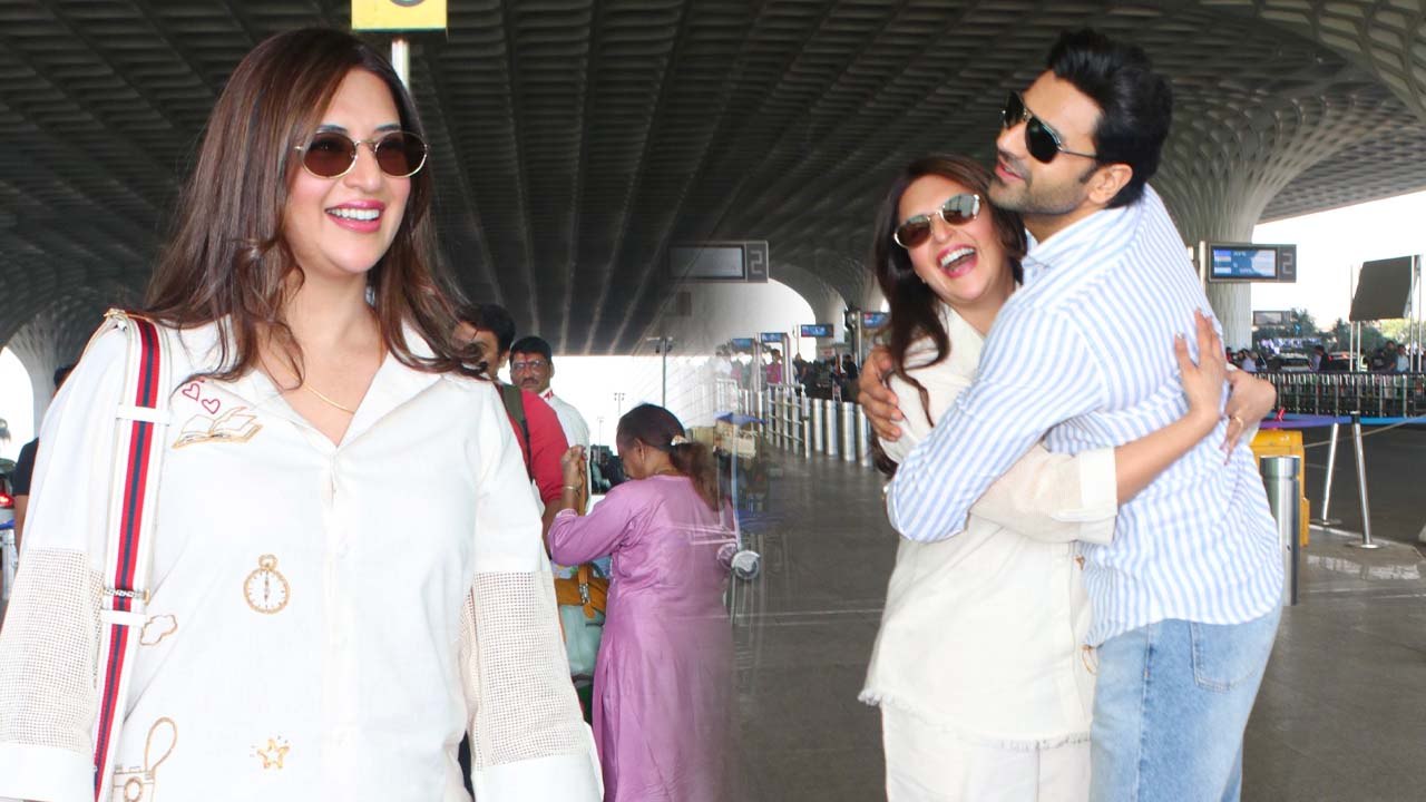 Divyanka Tripathi और Vivek Dahiya का Valentine's Day पर दिखा कमाल का लुक, एअरपोर्ट पर शानदार केमिस्ट्री
