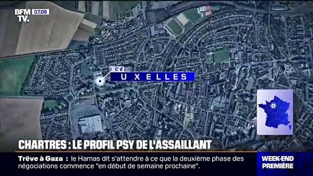 Chartres: l'assaillant présumé était connu des services de police, notamment pour trafic de stupéfiants