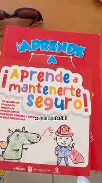 Llevan programa de prevención de incendios a escuelas de preescolar