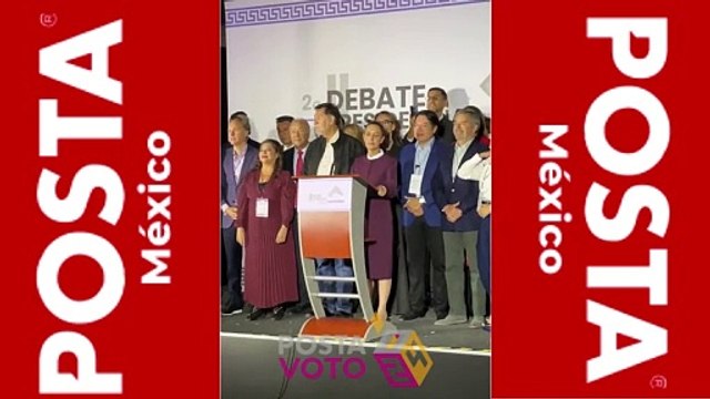 Claudia Sheinbaum destaca propuestas y compromisos tras debate