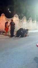 Detienen a sujeto que discutía con su pareja tras agredir a menor en Cansahcab