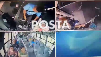 Asalta pistolero rutas urbanas en Apodaca y Guadalupe;  queda grabado