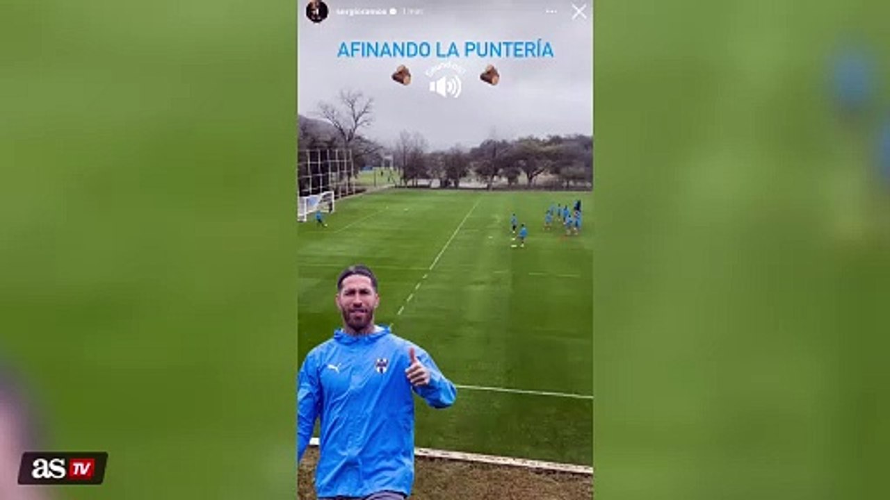 Sergio Ramos ya impresiona en México: vean lo que hizo en el entrenamiento de Rayados