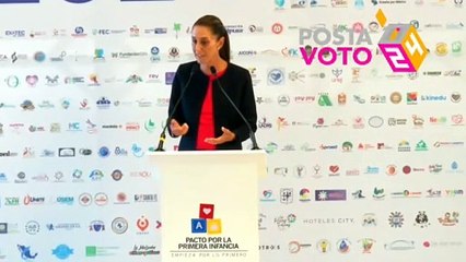Pacto por la Primera Infancia: compromiso de Claudia Sheinbaum (VIDEO)
