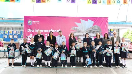 Fomentan lectura en Guadalupe junto a la Escuela Primaria Mis Primeras Luces