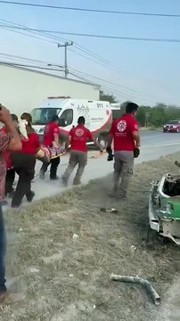 Mujer fallecida y tres heridos en accidente vial en Salinas Victoria
