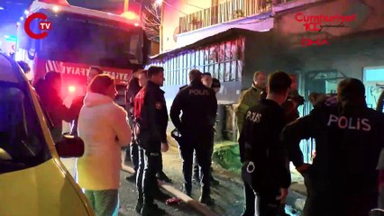 Şişli'de 3 katlı binada yangın: Bir kişi baygın halde kurtarıldı!