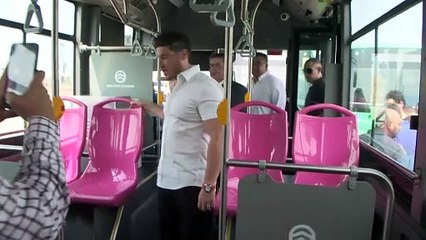 Adquiere Estado 2 mil 500 nuevos camiones eléctricos del transporte público