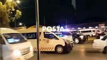 Bloquean transportistas la vía José López Portillo (VIDEO)