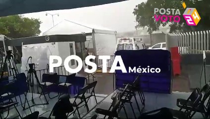 Segundo debate chilango se retrasaría debido a las fuertes lluvias