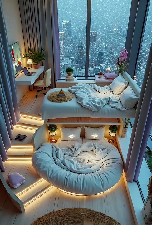 After work, coming home, taking a hot shower, changing into pajamas, and having a fully charged phone—at this moment, happiness feels so real. #Bedroom #MyCozyNest #YoungLivingSpace