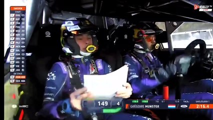 WRC 2025 Sweden SS10 Munster Close Call