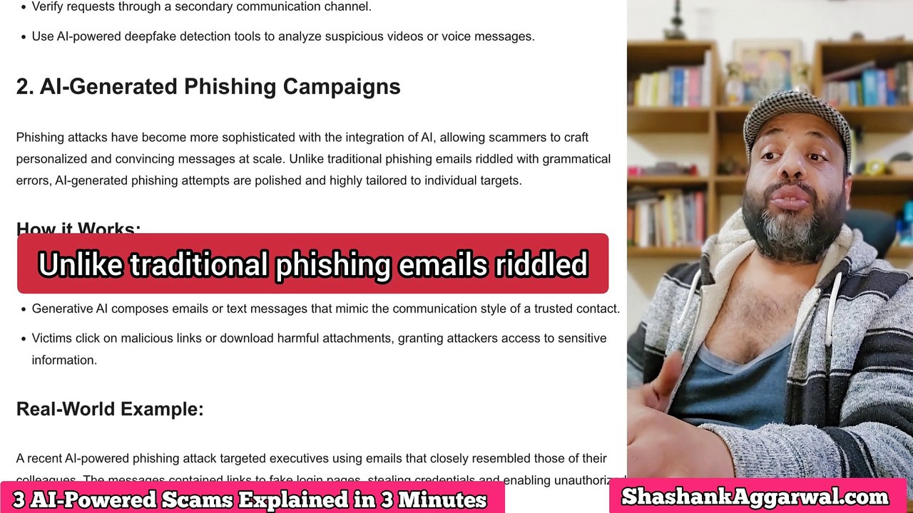 3 AI-Powered Scams Explained in 3 Minutes | What are DeepFake, Phishing, PigButchering CyberThreats?