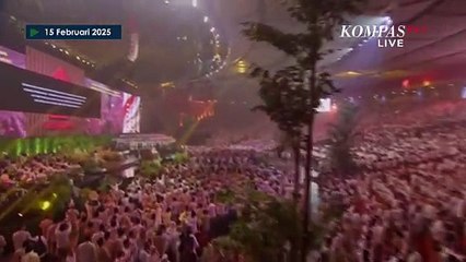 Prabowo Salami Kader PDIP Said Abdullah dan Olly Dondokambey di HUT Gerindra