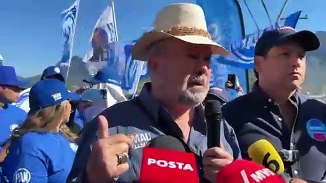 Mauricio Fernández y Héctor Castillo prometen mejorar seguridad en San Pedro y Santa Catarina