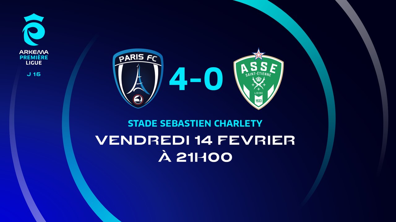 J15 : Paris FC – Saint-Etienne (4-0), le résumé