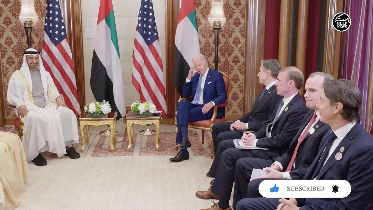 UAE President Sheikh Mohamed meets with US President Biden