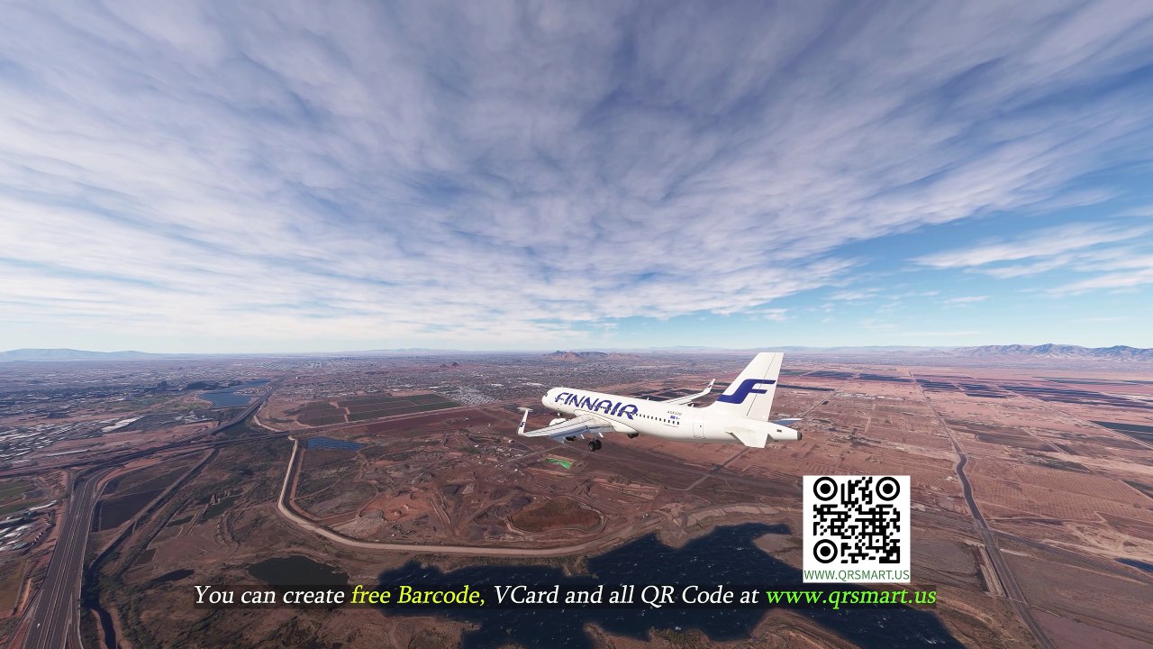 Elegant Arrival Finnair A320 at Phoenix Sky Harbor International Airport (KPHX), Phoenix, United States