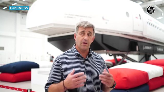 A look inside a ‘hyper-realistic’ aviation safety training aircraft