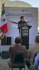 Supervisa Samuel García arranque de obras hídricas para Tesla en Santa Catarina