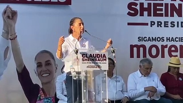 Sheinbaum en Morelos: Dos opciones en México, transformación o corrupción