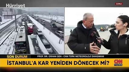 Prof. Dr. Şen tarih verdi: Önümüzdeki hafta İstanbul'a yeniden kar geliyor