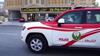 Police tackle traffic jams on Al Ittihad Street in Ajman