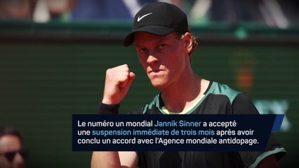 Dopage - Sinner suspendu trois mois