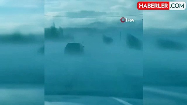 Elazığ-Malatya Karayolunda Tipi ve Sis Sürücülere Zor Anlar Yaşattı