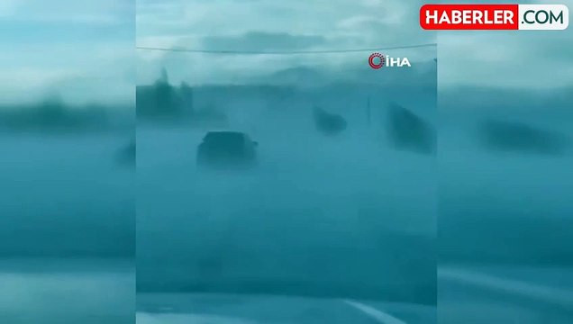 Elazığ-Malatya Karayolunda Tipi ve Sis Sürücülere Zor Anlar Yaşattı