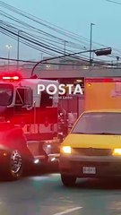 Sofocan incendio en poste de telefonía en San Jerónimo