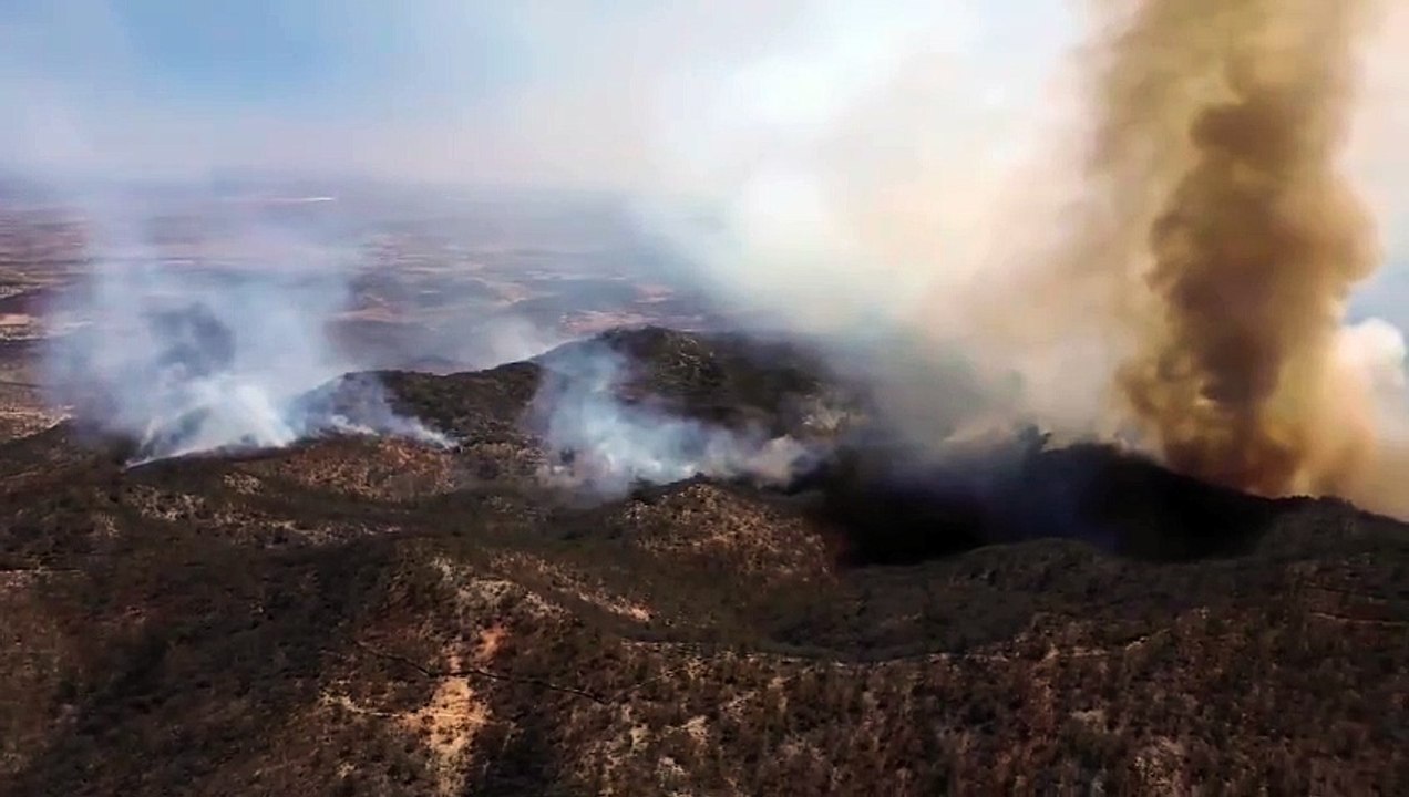Arman carnita asada y causan incendio en la Sierra de Santa Rosa, Guanajuato