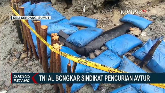 TNI AL Bongkar Pencurian Avtur Pertamina di Deli Serdang