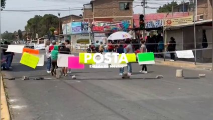 Bloquean avenida Niños Héroes en Tultitlán, denuncian abuso de autoridad (VIDEO)