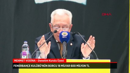 Fenerbahçe Kulübü'nün borcu açıklandı