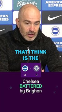 Maresca apologises after Brighton battering