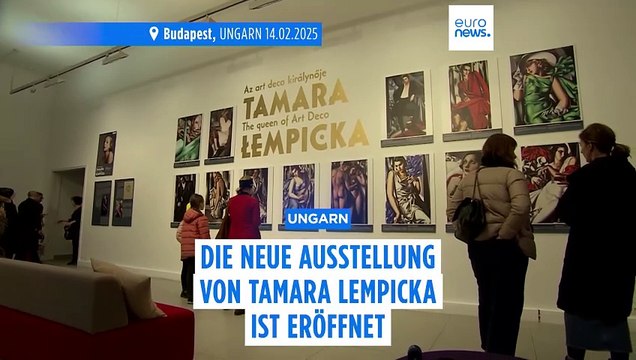 Polnisches Institut in Budapest zeigt Fotoausstellung mit Gemälden von Tamara Lempicka
