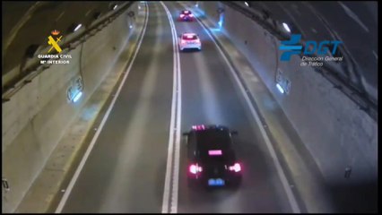 Cuatro investigados por realizar una carrera en los túneles de la N-120 que conectan Ourense y León